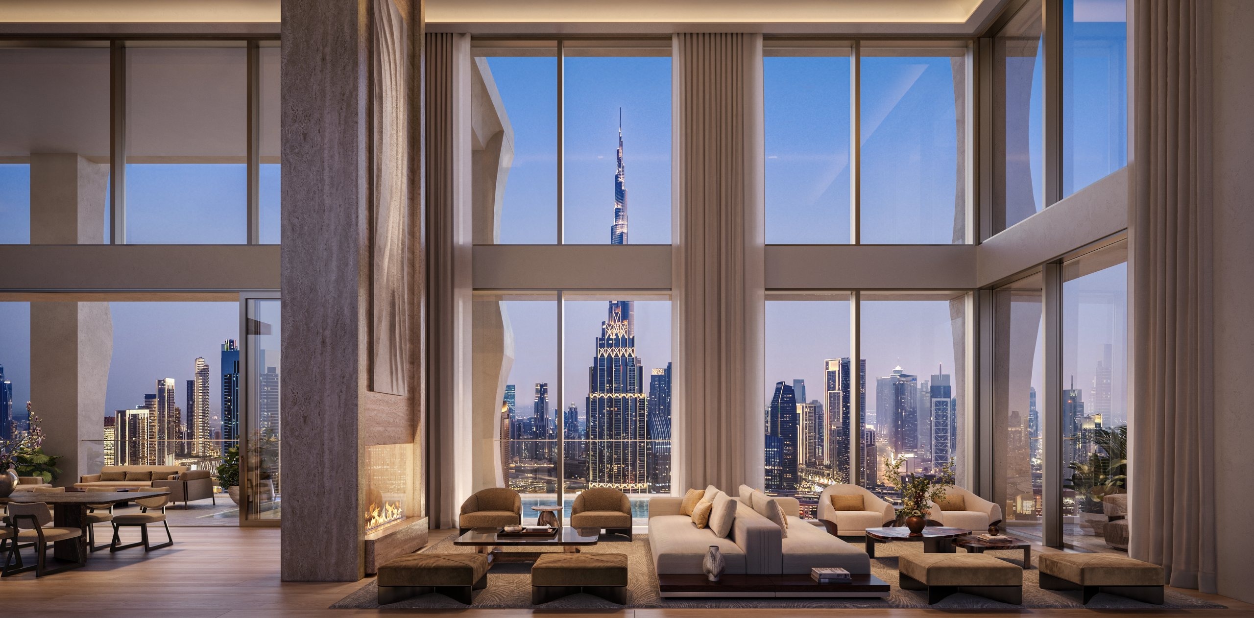 Janu Residences Duba - Residence Living Room